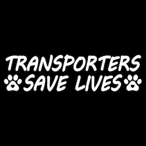 Animal Rescue Transport, Rescue Transport, Animal Rescue, Animal Transport, Dog Rescuer, Rescuer Gift, Car Decal, Transporter, Sticker