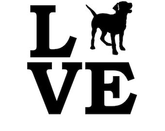 Black Lab Decal, Labrador Decal, Black Lab Gifts, Black Lab, Labrador Gifts, Labrador Retriever, Dog Breed Decal, Dog Stickers