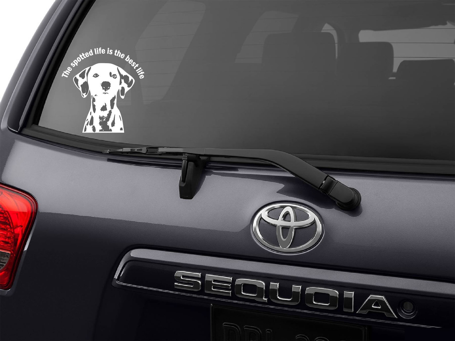 Dalmatian Decal Dalmatian Car Decal Dalmatian Dog Decal Etsy