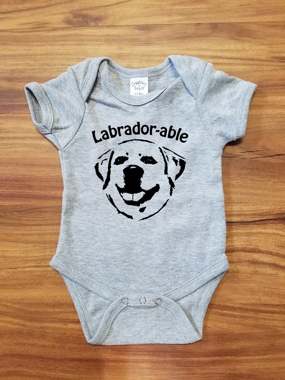 Lab Baby Lab Baby Clothes Dog Baby Gift Newborn Gift Lab Shirt Labrador Labrador Retriever Labrador Gifts Newborn Dog Outfit