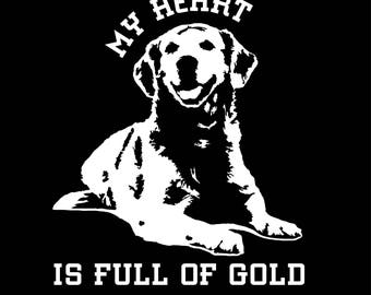 Golden Retriever Decal, Retriever Decal, Golden Retriever Sticker, Golden Retriever Bumper Sticker, Golden Retriever Gift, Stocking Stuffer