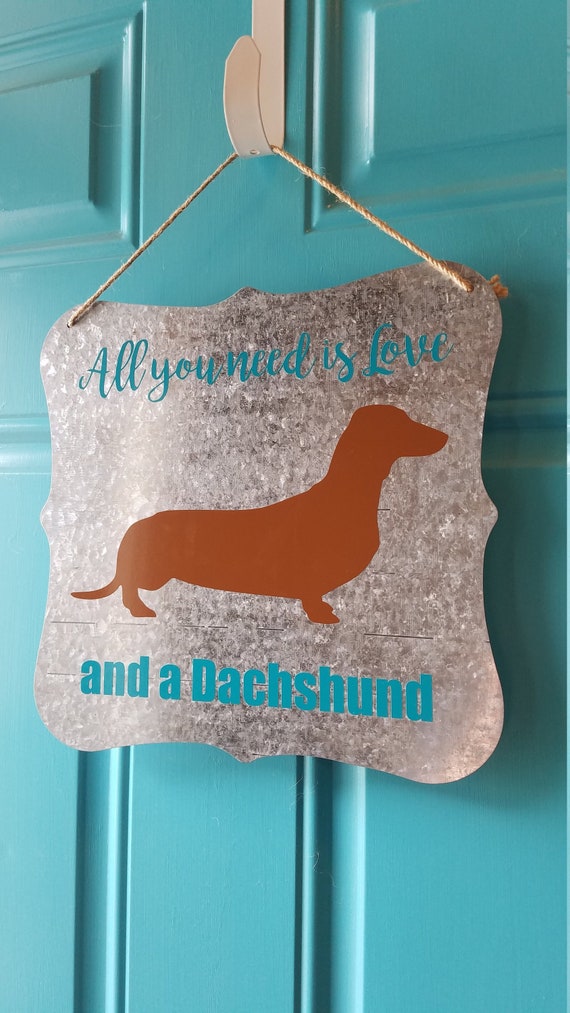 Dachshund Gift Dachshund Gift for Women Dachshund Gift for Him Dog Welcome Sign Dog Home Decor Wiener Dog Sign Wiener Dog Gifts Art Etsy