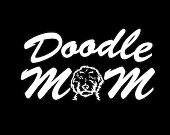 Doodle mom decal, Doodle Mom, Doodle Mom car decal, goldendoodle mom, labradoodle mom, goldendoodle, labradoodle, sheepadoodle, sticker
