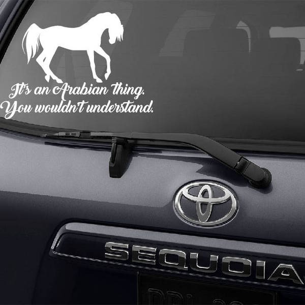 Horse Car Decal Etsy