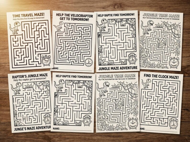 Milo Dinosaur Storybook Bundle | Coloring, Mazes, Dot-to-dot Activity ...