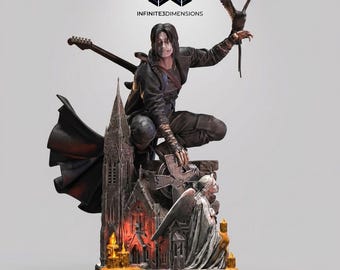 Shadow Raven Gothic Hero Inspired The Crow | 3D Model STL File
