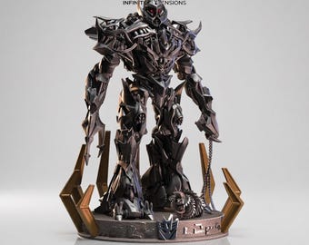 Megatron Krieger inspirierte Transformatoren | 3D-Modell STL-Datei