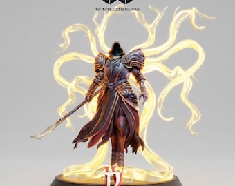 Personnage de jeu inspiré de l'archange céleste déchu | Fichier STL du modèle 3D
