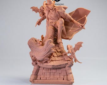 Nightfall Monster Hunter inspirierte Filme Charakter | 3D-Modell STL-Datei