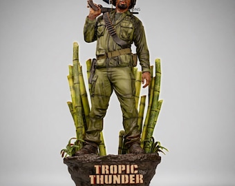 Kirk Lazarus Soldat inspiriert Tropic Donner | 3D-Modell STL-Datei