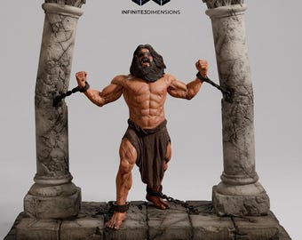 Bible inspirée du guerrier Samson | Fichier STL du modèle 3D
