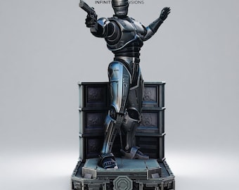 Robocop Figur Inspiriert Robocop | 3D-Modell STL-Datei