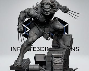 Wolverine Waffe X Krieger inspiriert Marvel | 3D-Modell STL-Datei