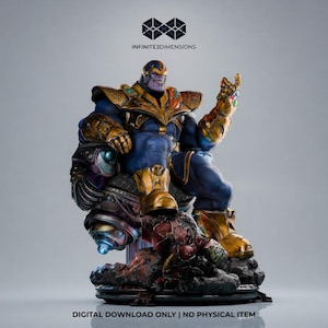 Thanos Titã Inspirado na Marvel | Arquivo STL do Modelo 3D
