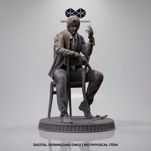 John Wick Figure Inspired Movies Character | 3D Model STL File