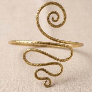 Upper Arm Cuff - Spiral Armlet