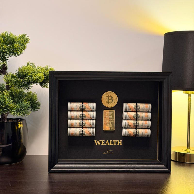 Maney Frame Money Display Frame - Etsy