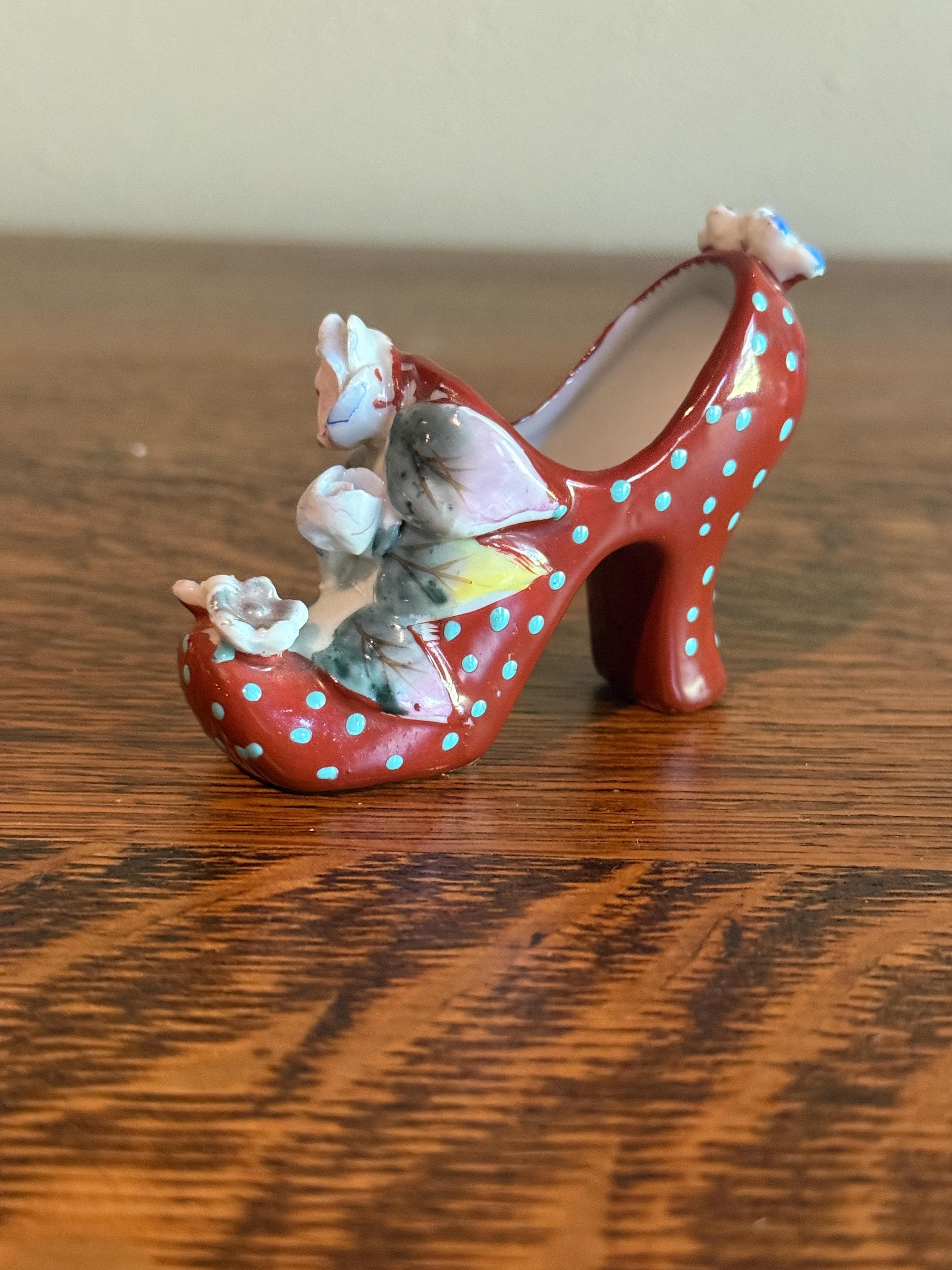 Porcelain High Heel Shoe Figurines - Etsy