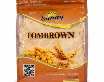 Sunny Gold Tom Brown Ghana 2.2Lbs(1Kg) Sachet| Traditional African Cereal Mix | Roasted Maize & Grains Breakfast Drink | Healthy Energy Food