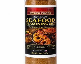 Jaydek Foods Seafood Seasoning Mix | All Purpose Fish & Shrimp Spice Cajun Style| African Seafood Spice Grill Fry Seasoning | Bold Flavor