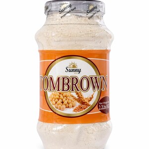 Sunny Gold Tom Brown Ghana 2.2 Lbs. (1Kg) | Traditional African Cereal Mix | Roasted Maize & Grains Breakfast Drink | Healthy Natural Food