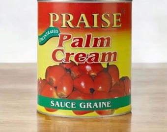 Praise Palm Cream Concentrate | Palm Nut Cream for African Soup | Authentic Ghana Palm Cream | Nigerian & West African Cooking Ingredient
