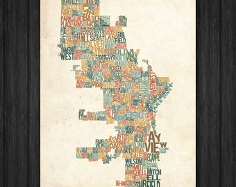 Mil-ee-wau-kay - 11 x 17 tums tryck
