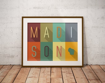 Madison Grid - Typography Print