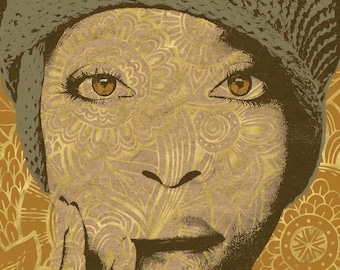 On & On - Erykah Badu 11x14" Print