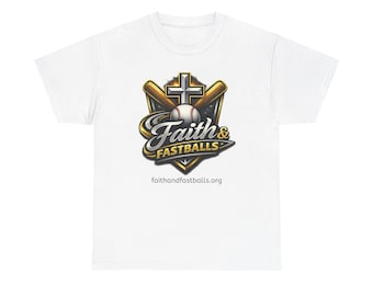 Faith And Fastballs Heavy Cotton Tee