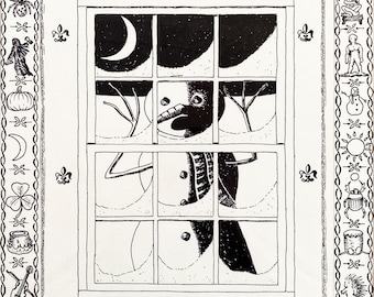 T-Shirt Design of Accusatory Snowman