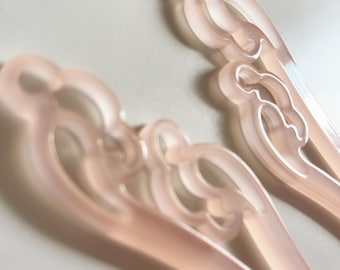 Roze Chinese haarstick | 粉色发簪