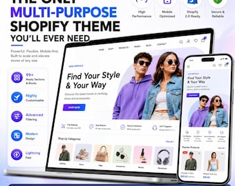 Multipurpose Shopify Theme | Fashion Boutique | Clothing Store Theme OS 2.0