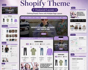 Clothing Shopify Theme | Fashion Boutique Template | Apparel Brand Website | Womenswear, Shopify OS 2.0