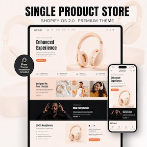 Tema de Shopify para un solo producto / Sitio web de tienda electrónica OS 2.0