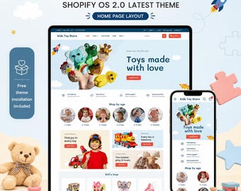 Kids Toys Shopify Theme | Toy Store Template, Baby Store & Educational Toys, Shopify OS 2.0