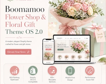 Flower Shop Shopify Theme | Responsive Website | Shopify Optimize OS 2.0