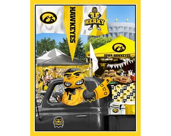 Sykel Enterprises NCAA Tennessee Digital Tailgate Cotton Panel 36 x 44 Multi