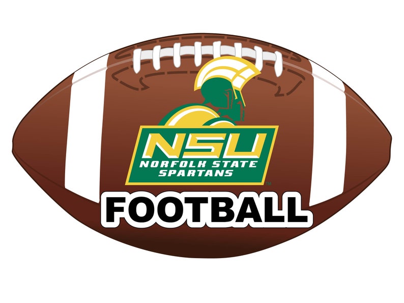 Norfolk State Spartans NSU Football Vinyl Decal Sticker 2-Pack | Etsy