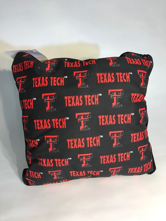 Texas Tech Throw Pillow Texas Tech Accent Pillow Perfect For Etsy