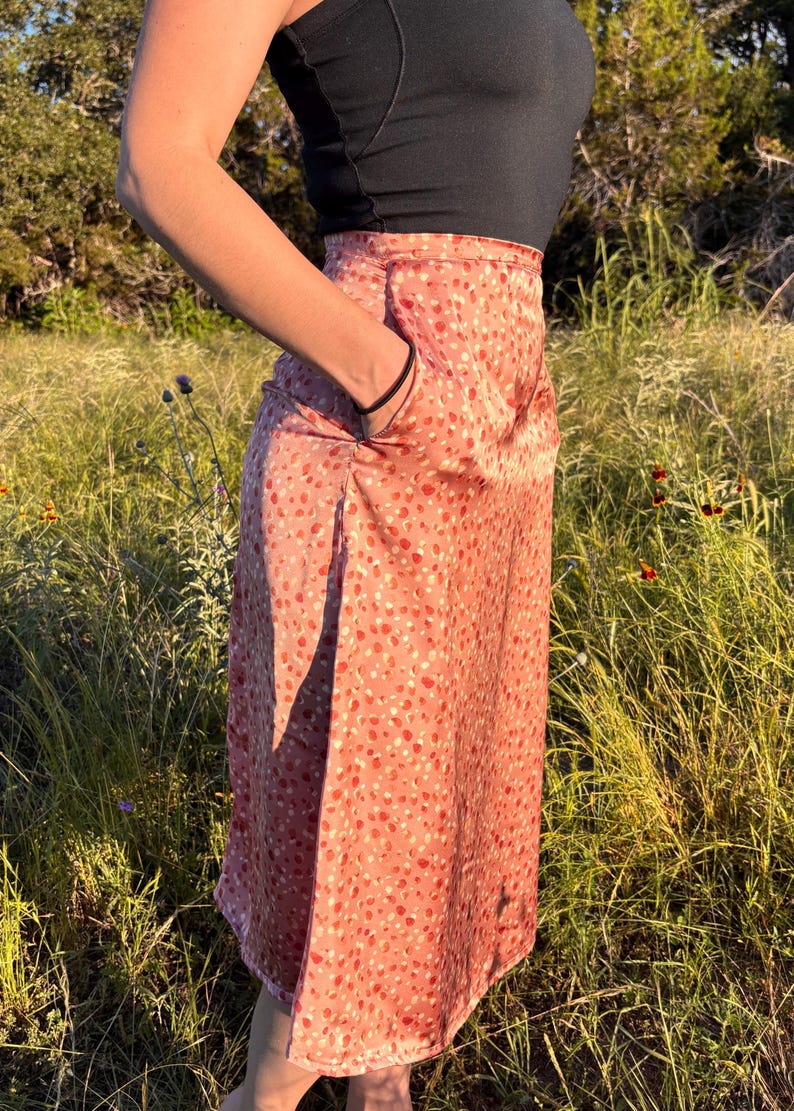A-line Midi Skirt Sewing Pattern | Beginner Friendly (digital PDF ...