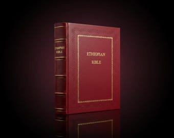Biblia etíope en inglés: Colección de 88 libros, edición en cuero (Enoc, Jubileos)