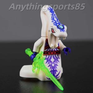 MOC White Pythor / Serpentine de Last Anacondrai / Regalo de cumpleaños compatible con LEGO