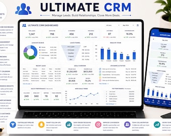 Kundenmanagment-Spreadsheet crm-Dashboard-Lead-Tracker Google Sheets Small Business Kundenmangement-Vorlage Sales Tracker