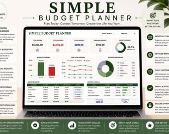 Einfacher Budget Tracker Monatliche Ausgaben Wochenbudget Gehaltscheck Planer Zweiwöchentliche Budgetierunsvorlage Tabelle Persönlicher Haushaltsplaner