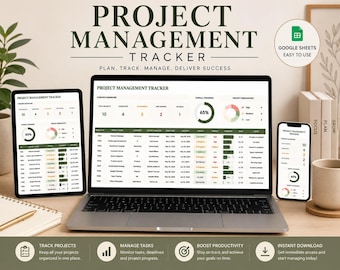 Projektmanage ment Tabelle Aufgabentracker Kanban Board Projektplaner Gantt Chart Eisenhower Matrix Team Projektplaner Work