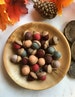 Wool Felted Acorns - Fall Colors - Fall Decor - Farmhouse Style - Halloween - Thanksgiving - Fall Wedding Decor - Handmade - Halloween 