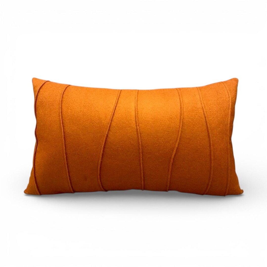 Burnt Orange Lumbar Pillow