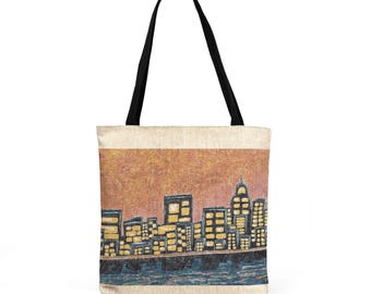 Canvas design geweven draagtas