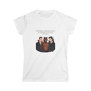 Vampires Werewolves Shadow Daddies T-Shirt | Romantasy Reader Gift | Smut Reader Tee | BookTok Funny Shirt | Dark Romance Fan